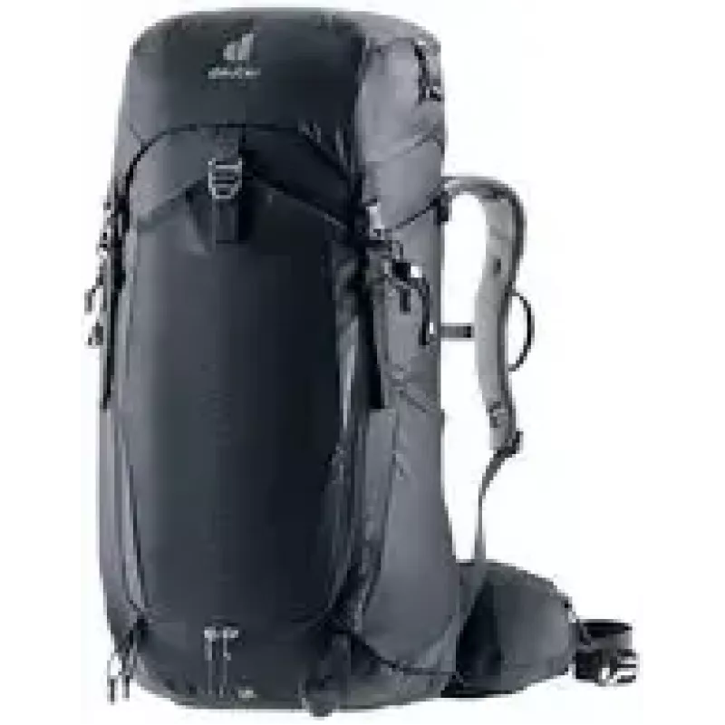 Backpack DEUTER Trail PRO 34 SL — women's hiking pack 34 L, lightweight, durable, Black