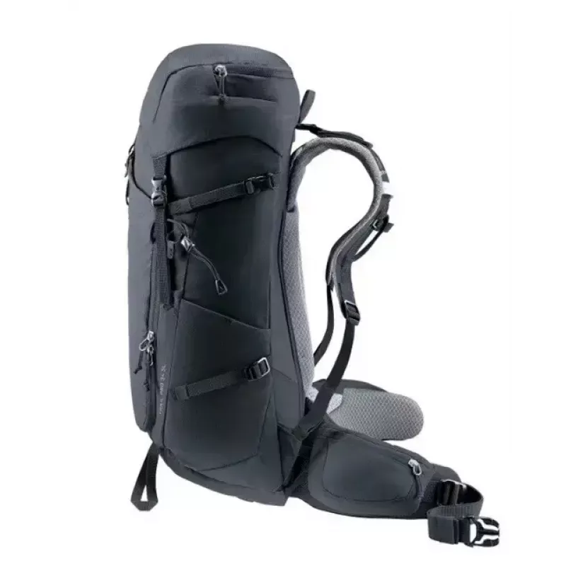 Backpack DEUTER Trail PRO 34 SL — women's hiking pack 34 L, lightweight, durable, Black