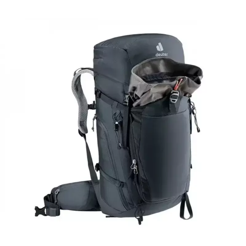 Backpack DEUTER Trail PRO 34 SL — women's hiking pack 34 L, lightweight, durable, Black