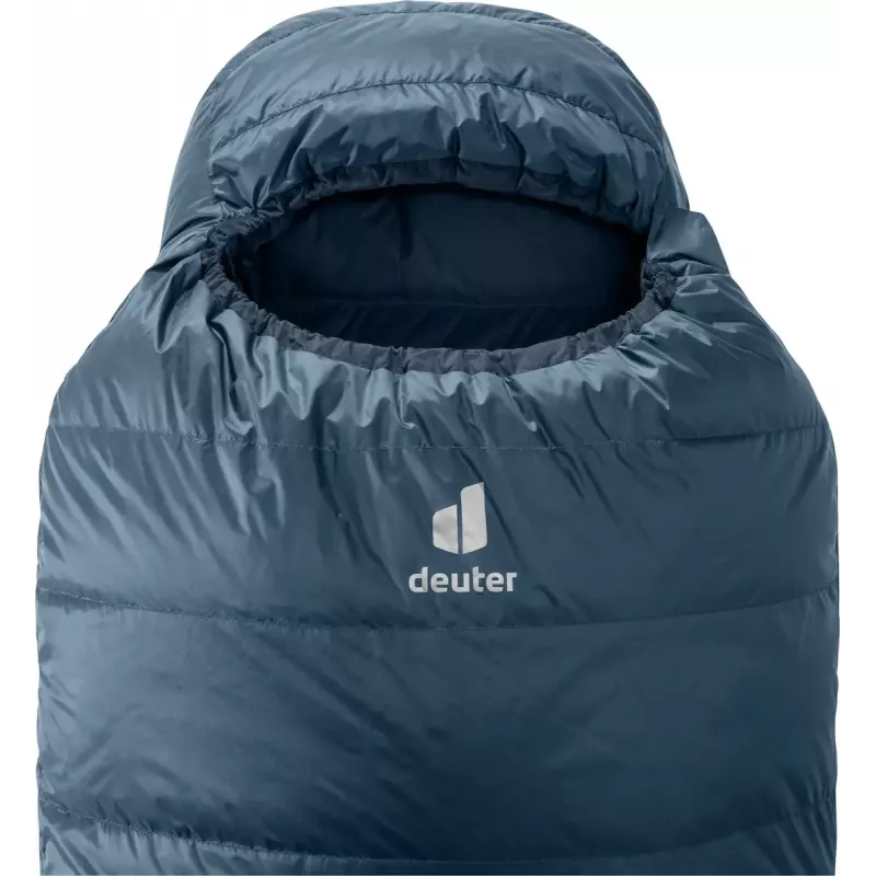 Mummy sleeping bag DEUTER Astro 300 EL +2°C/36°F — max user height 200 cm, width 790 mm, depth 520 mm, Ripstop Blue
