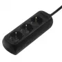 Hama 00108841 surge protector Black 3 AC outlet(s) 230 V 3 m