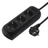 Hama 00108841 surge protector Black 3 AC outlet(s) 230 V 3 m