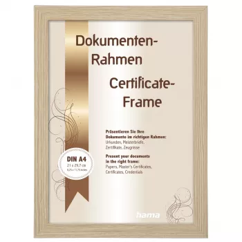 Hama Waves Single picture frame Oak