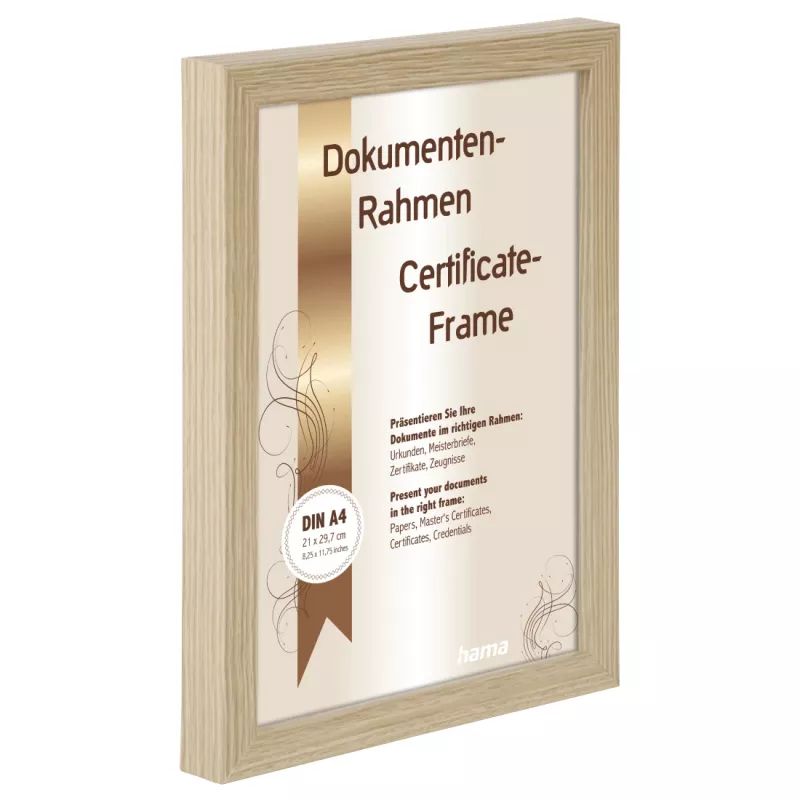 Hama Waves Single picture frame Oak