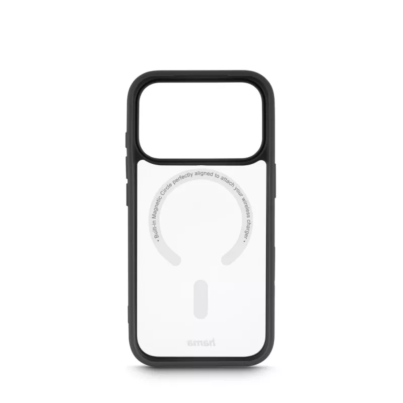 Hama Frame Protect mobile phone case 16 cm (6.3 inch) Cover Transparent, Black
