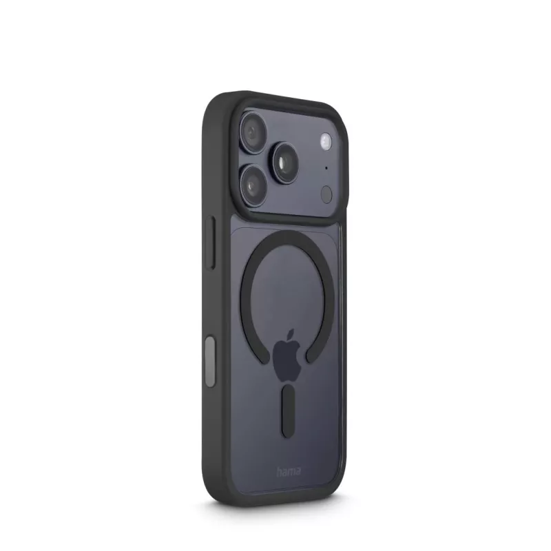 Hama Frame Protect mobile phone case 16 cm (6.3 inch) Cover Transparent, Black