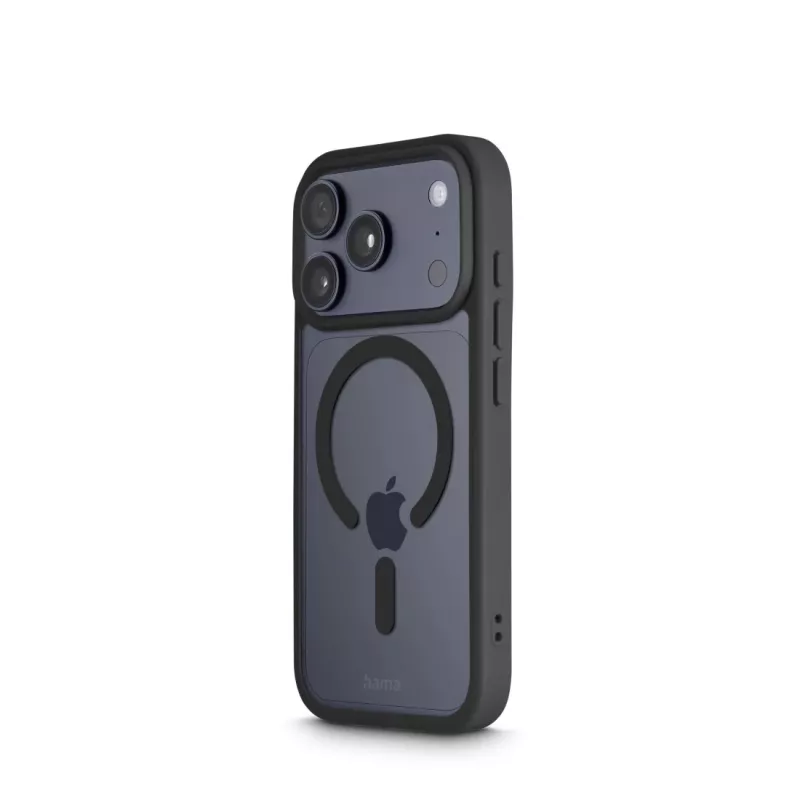 Hama Frame Protect mobile phone case 16 cm (6.3 inch) Cover Transparent, Black