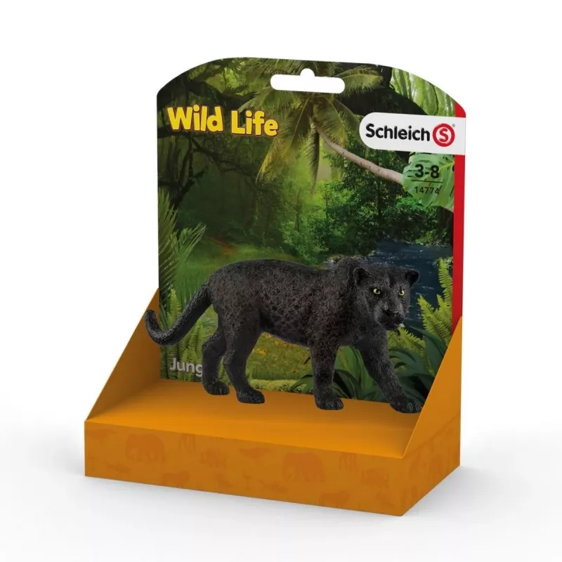 schleich WILD LIFE Black panther, 3 yr(s), Jungle, Wild animals / adventure toys, Multicolour, Plastic