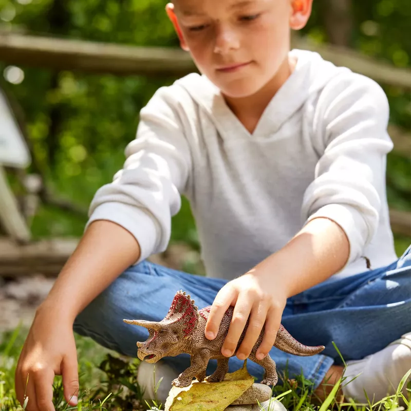schleich Dinosaurs Triceratops, 4 yr(s), Conquering the Earth, Dinosaurs and volcano, Multicolour, Plastic, 1 pc(s)