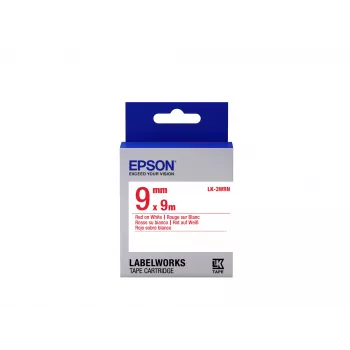 Epson Label Cartridge Standard LK-3WRN Red/White 9mm (9m), Red on white, Japan, 9 mm, 9 m, 1 pc(s), 25 mm
