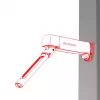 Pocket work light Ledlenser 502736 12 W LED Black