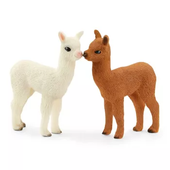 schleich WILD LIFE Alpaca Set, Forest, Wild animals / adventure toys, 3 yr(s), Brown, White