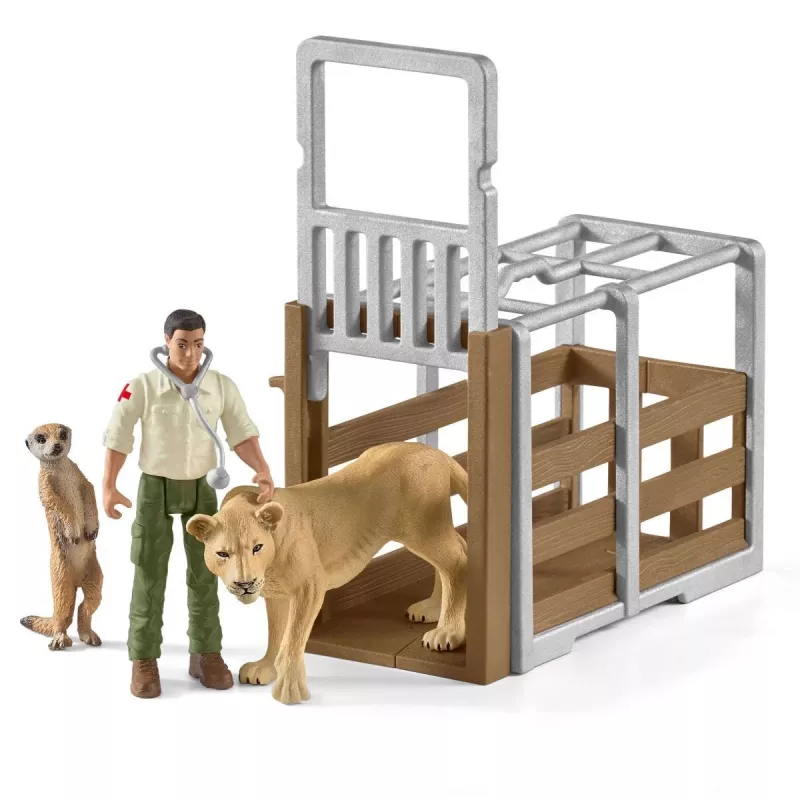 Animal rescue large truck Schleich WILD LIFE 42475