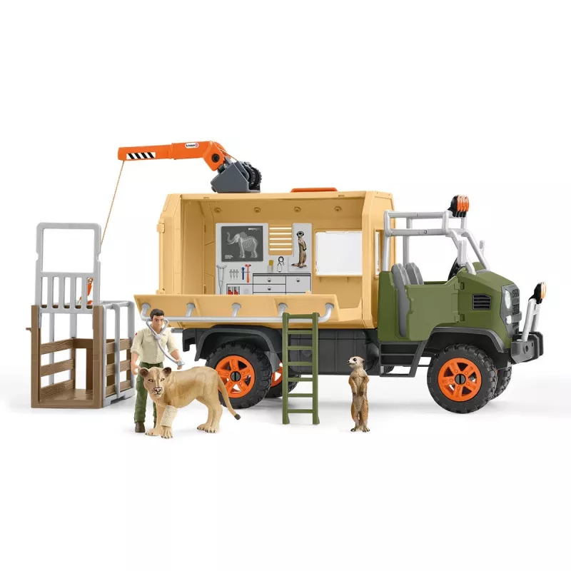 Animal rescue large truck Schleich WILD LIFE 42475