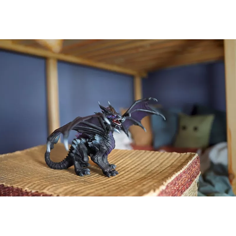 Toy Schleich ELDRADOR CREATURES Shadow Dragon Black Purple 70152