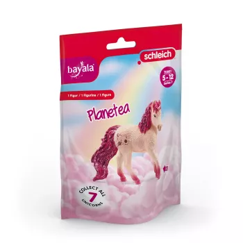 Schleich collectible unicorn figure Planetea, pink, for ages 5+