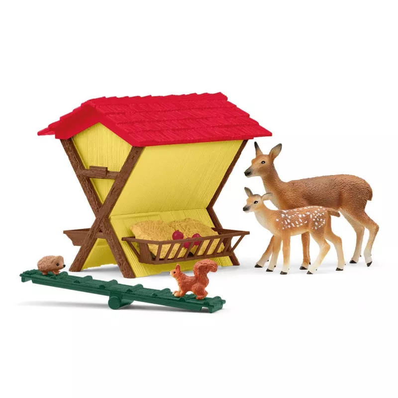 Forest Animals Set Schleich 42658S Colorful Feeding Accessories