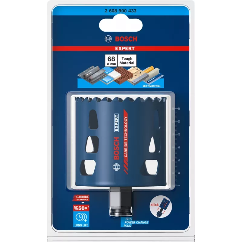 Hole saw Bosch ToughMaterial 152 mm 2608900444 — for drilling in hard materials