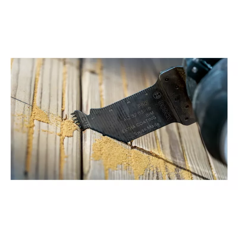 Plunge cut blade Bosch PRO AIZ 32 — 32 mm width, 50 mm depth, for abrasive wood, hardwood, plastic