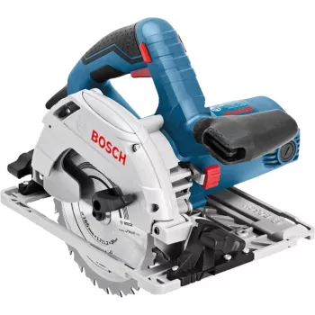 Bosch GKS 55+ GCE + FSN 1400 16.5 cm Black, Blue 4700 RPM 1350 W