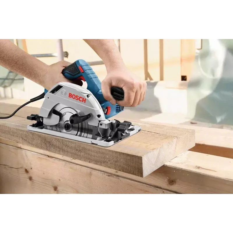 Bosch GKS 55+ GCE + FSN 1400 16.5 cm Black, Blue 4700 RPM 1350 W
