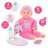 Doll Simba‑Dickie Corolle 9000150050, interactive toddler doll, 42 cm height, AA battery, pink