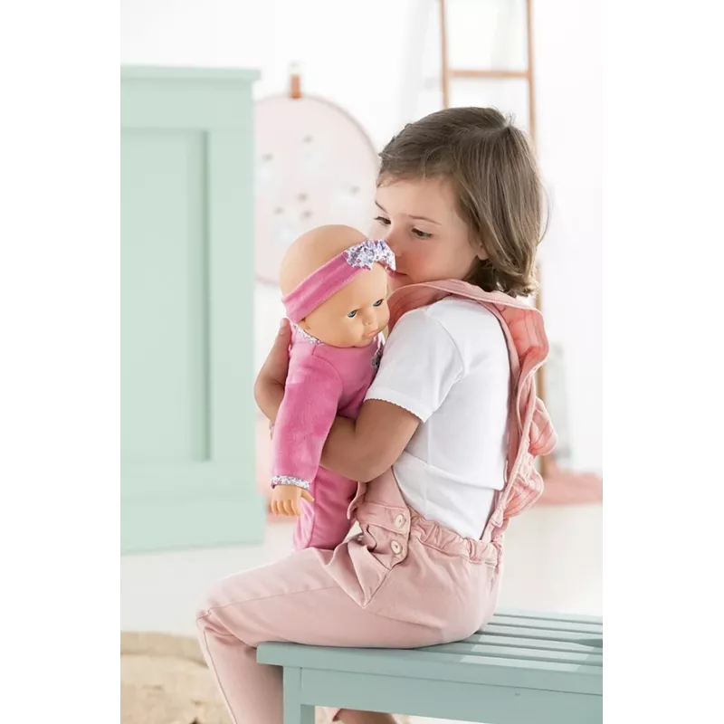 Doll Simba‑Dickie Corolle 9000150050, interactive toddler doll, 42 cm height, AA battery, pink