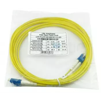 InfiniBand/fibre optic cable BlueOptics LRCABLE50M-BO 50 m LC Yellow