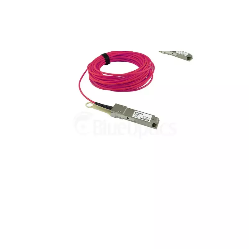 BlueOptics InfiniBand/fibre optic AOC cable QSFP56–QSFP56 7 m (pink)