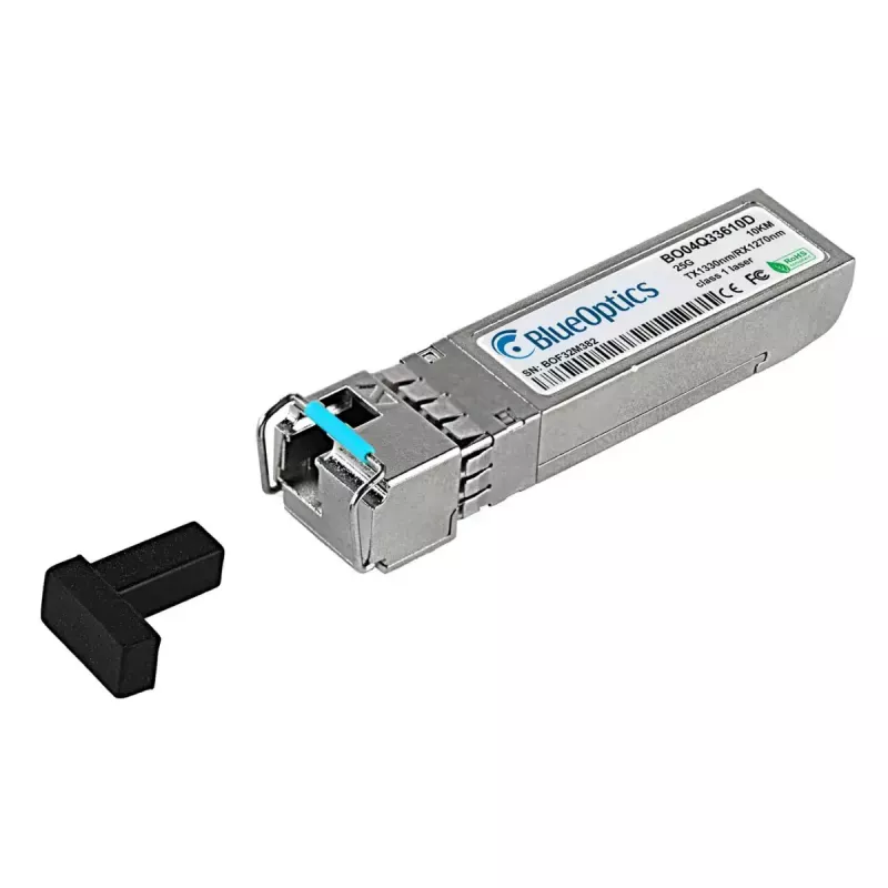 SFP28 BiDi Transceiver BlueOptics BO04Q33610D (S1C96A-BO) — LC-Simplex, 25GBASE-BX-D, Singlemode, TX1330nm/RX1270nm, 10 km, DDM, 0–70°C