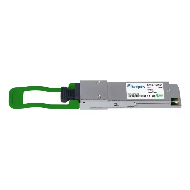 BlueOptics QSFP28 Transceiver S3N88A-BO — 100GBASE-DR, LC-Duplex, Singlemode 1310nm, PAM4, 500m, DDM/DOM