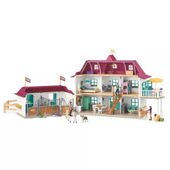 schleich HORSE CLUB Lakeside Country House and Stable, House, Horses, 5 yr(s), Multicolour