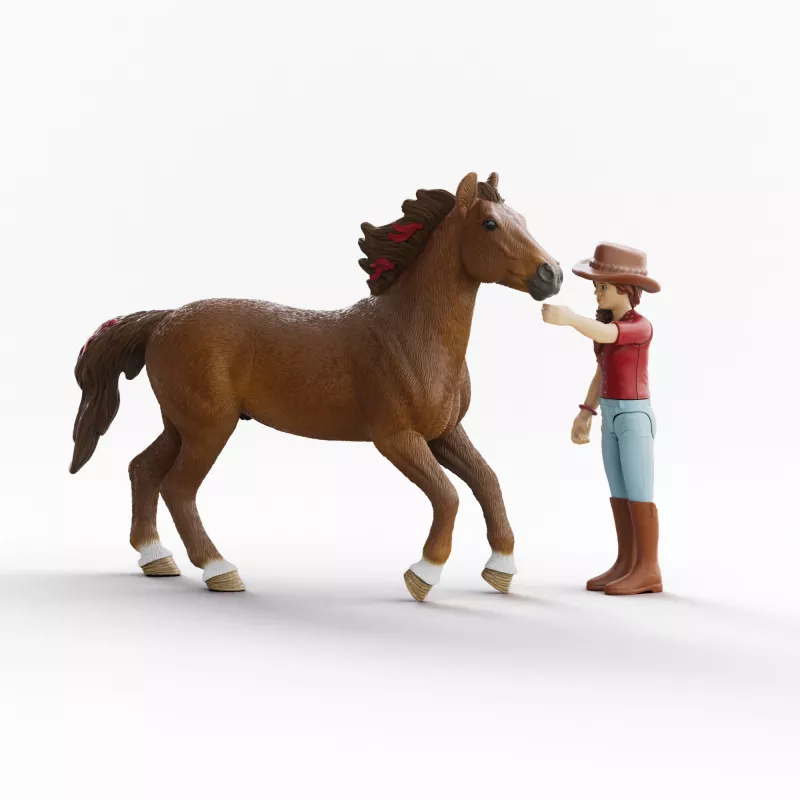 schleich HORSE CLUB Hannah & Cayenne, 5 yr(s), Horses, Multicolour