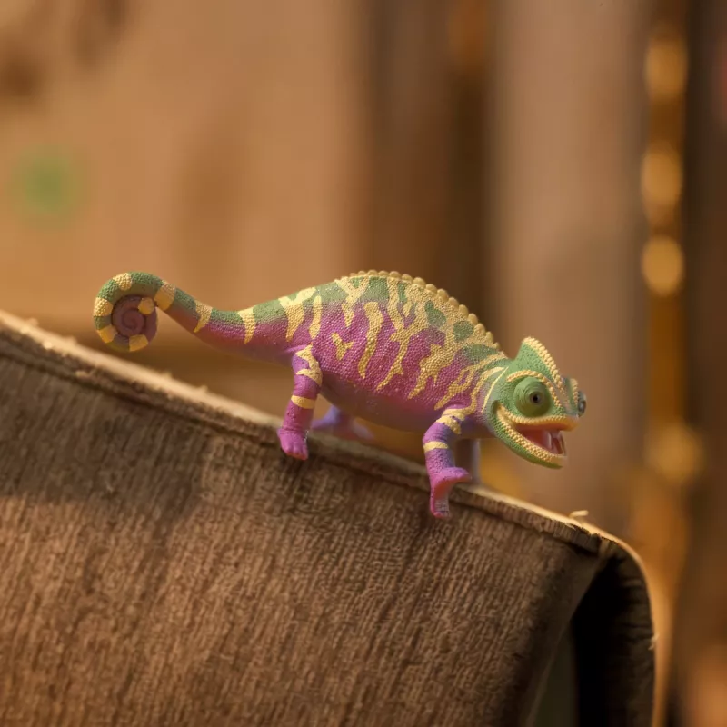 schleich Caspar the chameleon in rainbow colors, 3 yr(s), Multicolour, Plastic