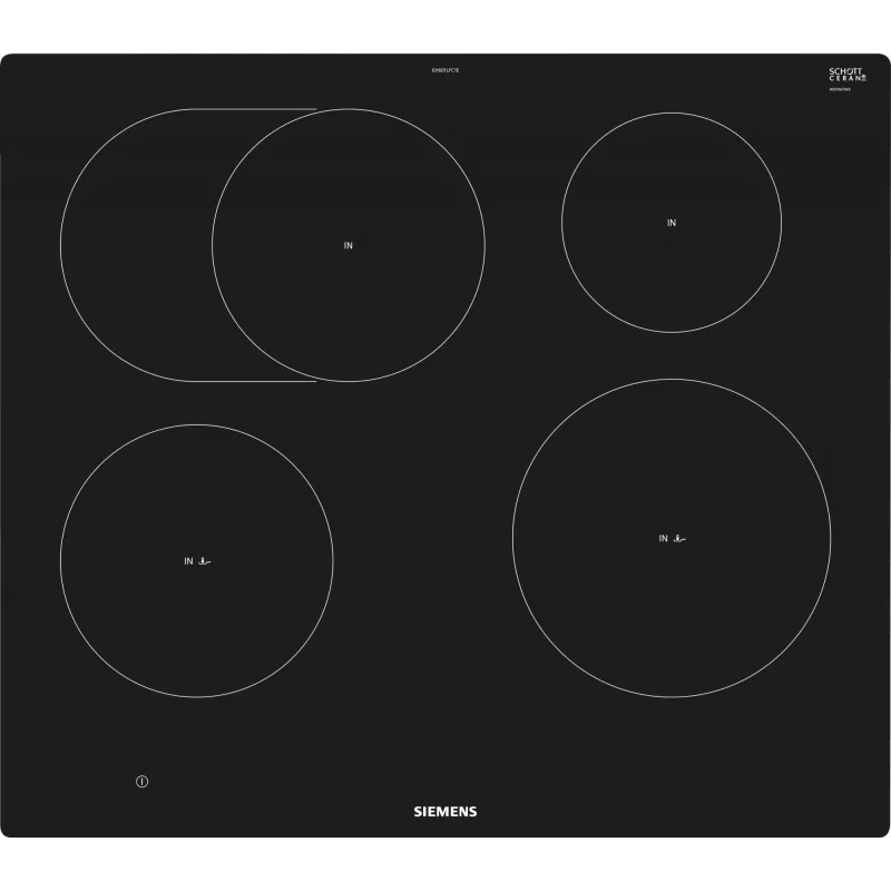 Siemens EH601LFC1E hob Black Built-in Zone induction hob 4 zone(s)