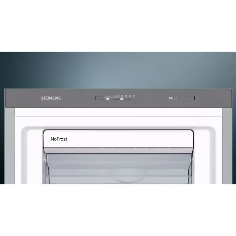 Siemens iQ300 GS36NVIEP freezer Upright freezer Freestanding 242 L Stainless steel