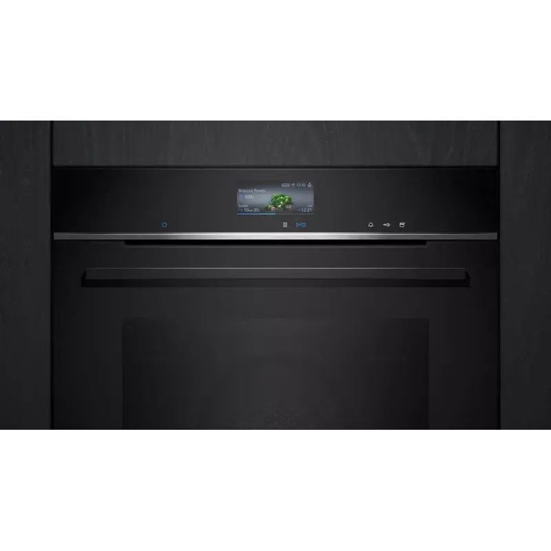 Siemens HR776G1B1 oven 71 L 3600 W Black, Stainless steel