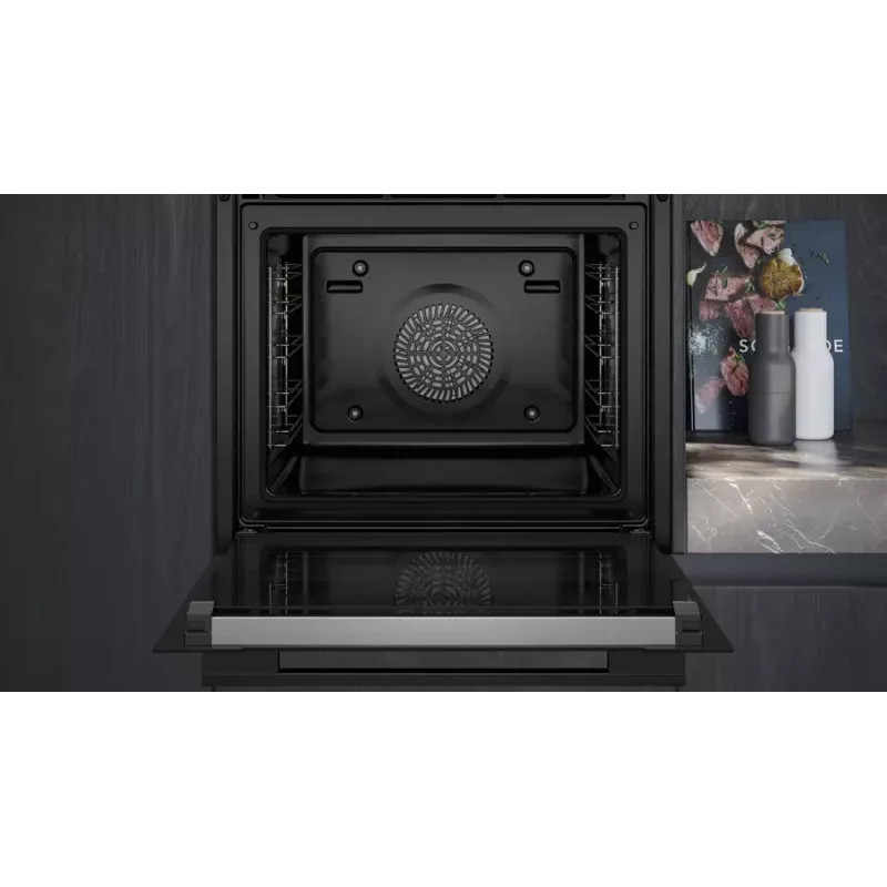 Siemens HR776G1B1 oven 71 L 3600 W Black, Stainless steel