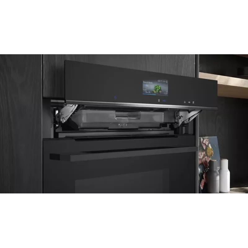 Siemens HR776G1B1 oven 71 L 3600 W Black, Stainless steel