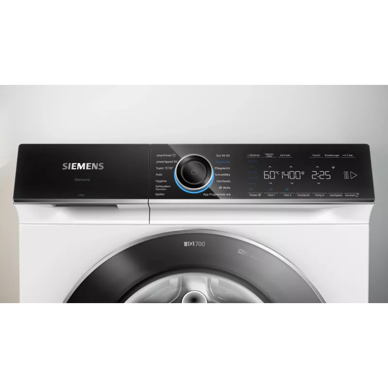 Siemens iQ700 WG44B2A40 washing machine Front-load 9 kg 1257 RPM White