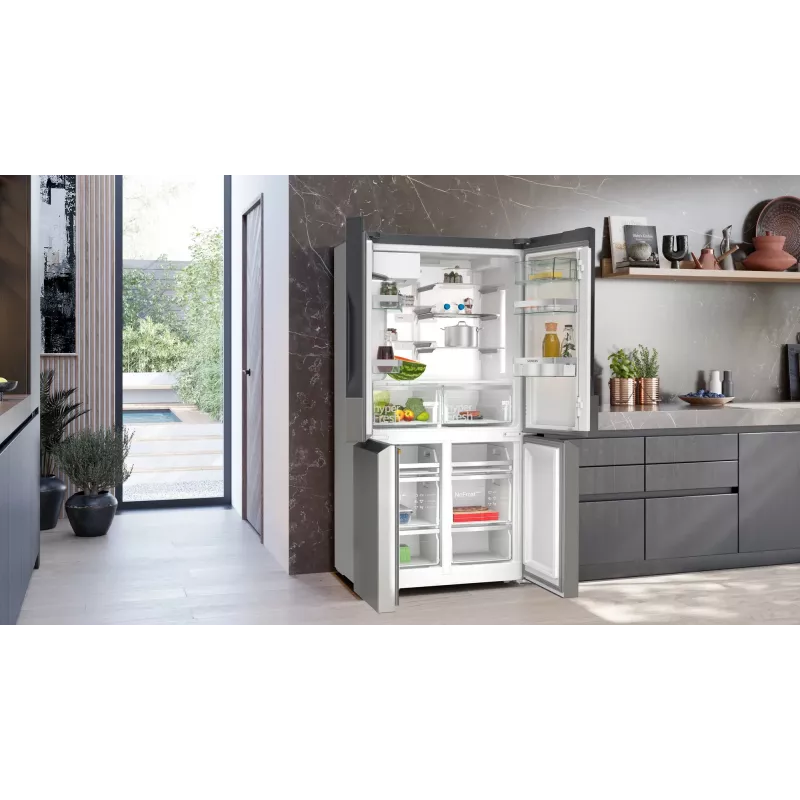 Siemens KF96DPPEA side-by-side refrigerator Freestanding 574 L Stainless steel