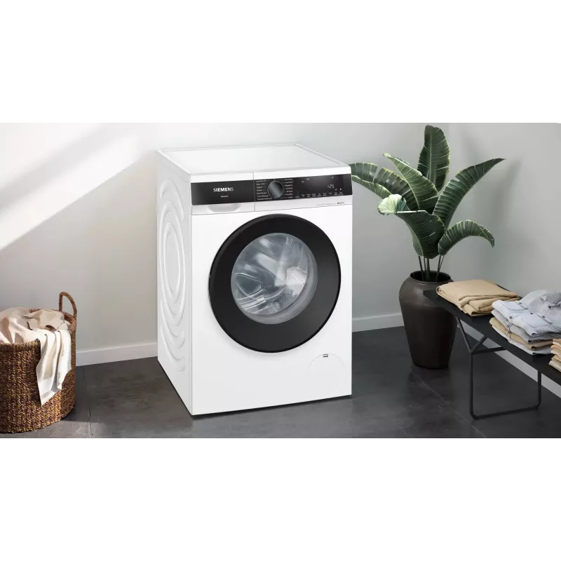 Siemens iQ500 WG44G2Z22 washing machine Front-load 9 kg 1351 RPM Black, White
