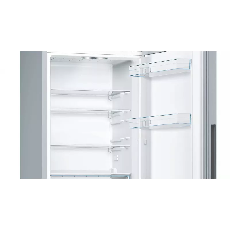 Bosch Serie 4 KGV332LEA fridge-freezer Freestanding 289 L Stainless steel
