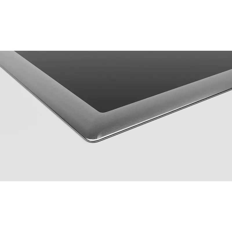 Bosch Serie 2 PKE645CA2E hob Black, Stainless steel Built-in 60 cm Ceramic hob 4 zone(s)
