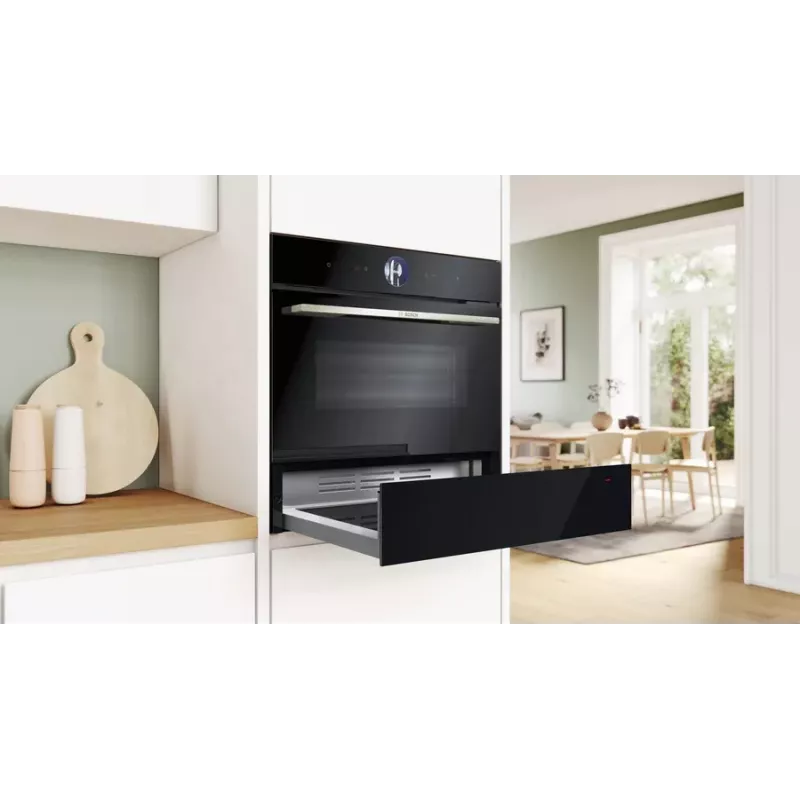 Bosch Serie 8 BIC7101B1 warming drawer 20 L 12 place settings Black