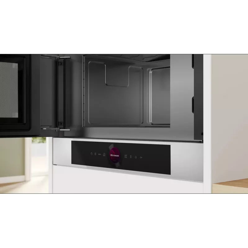 Bosch Serie 8 BFL7221W1 microwave White Solo microwave Built-in 21 L 900 W