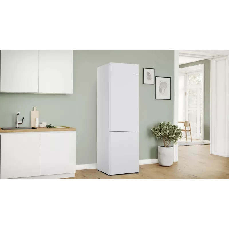 Bosch Serie 4 KGN392WCF fridge-freezer Freestanding 363 L White