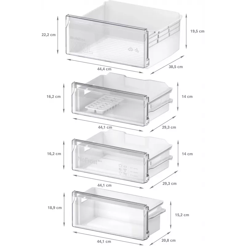 Bosch Serie 2 KIN96NSE0 fridge-freezer Built-in 290 L White