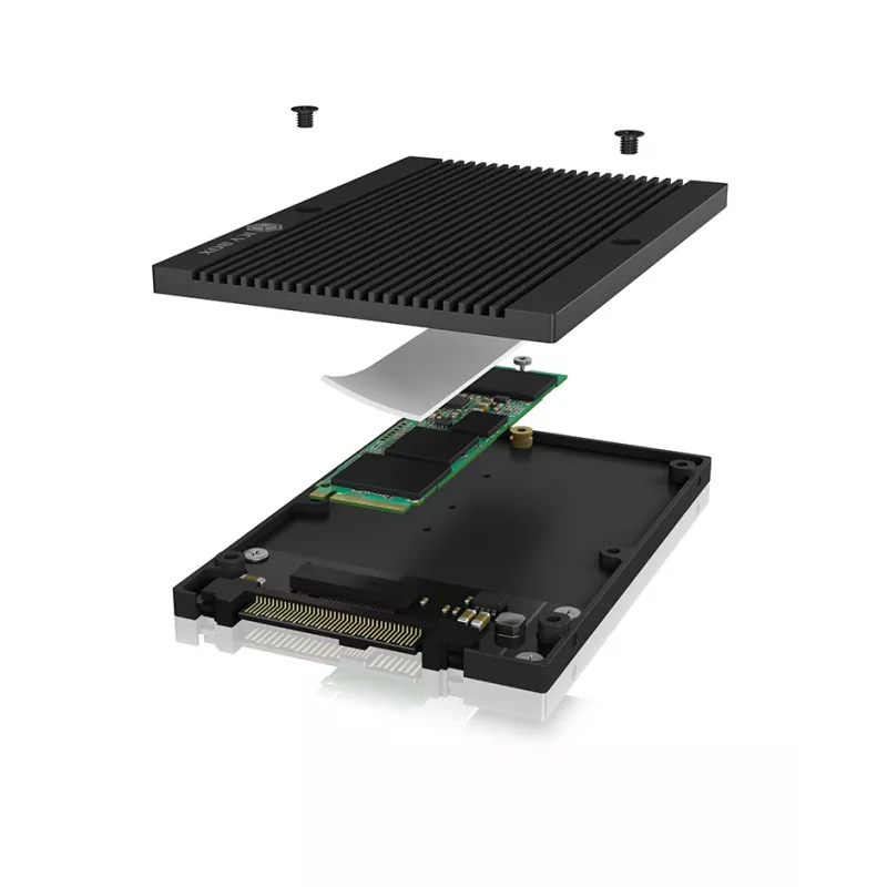 ICY BOX IB-M2U04 SSD enclosure Black 2.5 inch