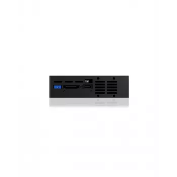 ICY BOX Carrier IB-129SSK-B HDD enclosure Aluminium, Black 2.5/3.5 inch